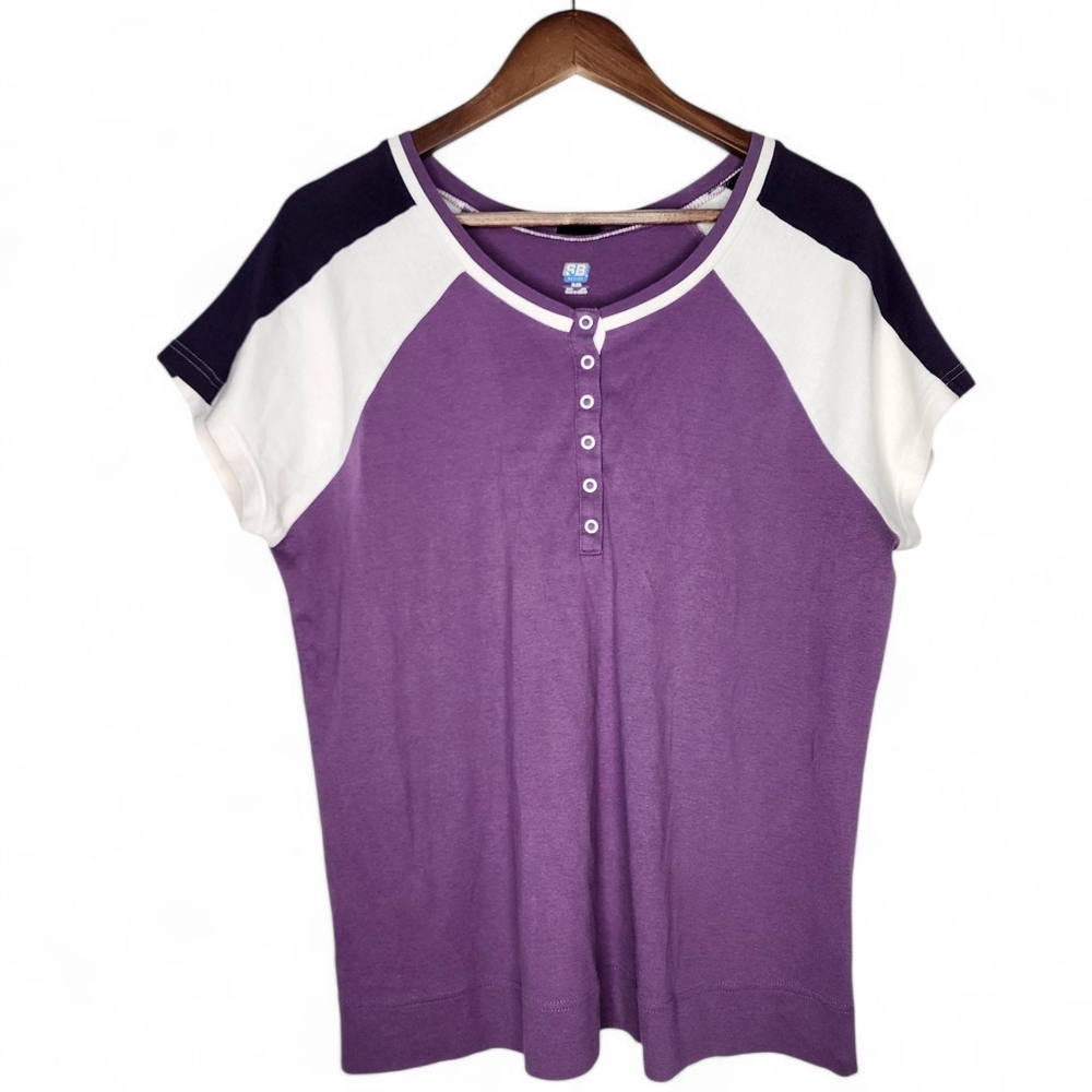 SB Active Short Sleeve Tee in Purple Size XL